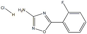 5-(2-Fluoro-phenyl)-[1,2,4]oxadiazol-3-ylaMine hydrochloride Struktur