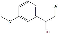 2-broMo-1-(3-Methoxyphenyl)ethanol Struktur