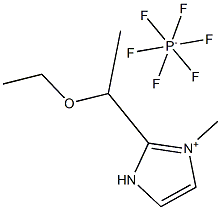 1-ethoxyethyl-3-MethyliMidazoliuM hexafluorophosphate Struktur