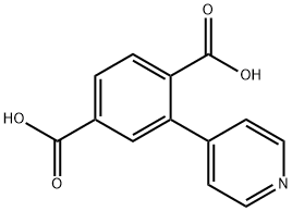 6-(4-pyridyl)terephthalic acid Struktur