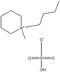 N-butyl-N-Methyl-piperidiniuM hydrogen sulfate Struktur