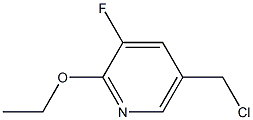 5-ChloroMethyl-2-ethoxy-3-fluoro-pyridine Struktur