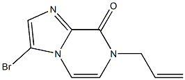 7-ALLYL-3-BROMOIMIDAZO[1,2-A]PYRAZIN-8(7H)-ONE Struktur