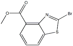 2-BroMo-benzothiazole-4-carboxylic acid Methyl ester Struktur