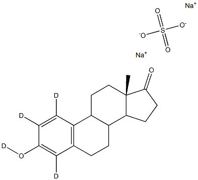 SodiuM Estrone-d4 Sulfate Struktur