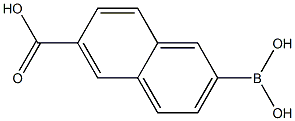 6-Carboxy-2-naphthaleneboronicacid Struktur