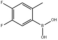 4,5-difluoro-2-methylphenylboronic acid Struktur