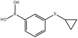 3-(Cyclopropylsulfanyl)phenylboronic acid Struktur