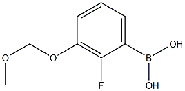 2-Fluoro-3-(methoxymethoxy)phenylboronic acid Struktur