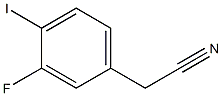 3-fluoro-4-iodophenylacetonitrile Struktur