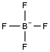 Fluoroborate Struktur