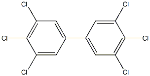 3,3',4,4',5,5'-Hexachlorobiphenyl Solution Struktur