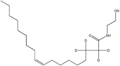 Oleoyl Ethanolamide-d4 Struktur