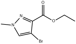 ethyl 4-broMo-1-Methyl-1H-pyrazole-3-carboxylate Struktur