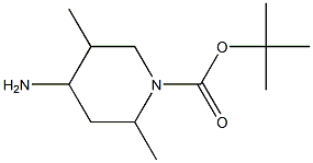 4-AMino-2,5-diMethyl-N-boc piperidine Struktur