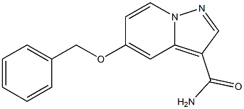 5-(benzyloxy)pyrazolo[1,5-a]pyridine-3-carboxaMide Struktur