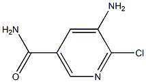 5-aMino-6-chloronicotinaMide Struktur