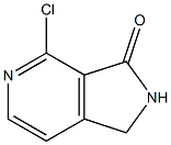 4-chloro-1,2-dihydropyrrolo[3,4-c]pyridin-3-one Struktur