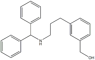 (3-(3-(benzhydrylaMino)propyl)phenyl)Methanol Struktur