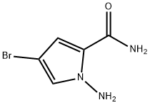 1-aMino-4-broMo-1H-pyrrole-2-carboxaMide Struktur