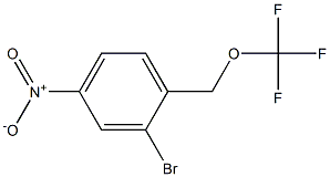 2-broMo-4-nitrotrifluoroMethoxyl toluol Struktur