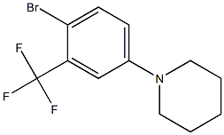 1-(4-BroMo-3-trifluoroMethylphenyl)piperidine Struktur