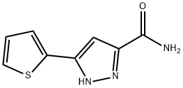 3-(Thiophen-2-yl)-1H-pyrazole-5-carboxaMide ,97% Struktur