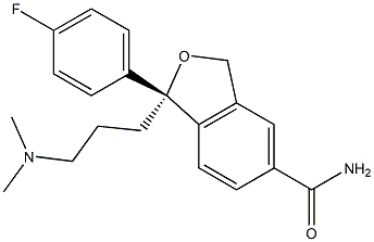 (R)-1-(3-(diMethylaMino)propyl)-1-(4-fluorophenyl)-1,3-dihydroisobenzofuran-5-carboxaMide Struktur