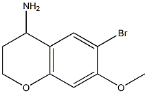 6-BroMo-7-MethoxychroMane-4-ylaMine Struktur