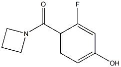 azetidin-1-yl(2-fluoro-4-hydroxyphenyl)Methanone Struktur