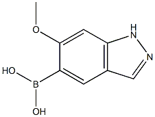 6-Methoxy-1H-indazol-5-yl-5-boronic acid Struktur