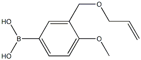 3-(allyloxyMethyl)-4-Methoxyphenylboronic acid Struktur