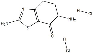 2-AMino-5,6-dihydro-6-aMino-7(4H)-benzothiazolone Dihydrochloride Struktur