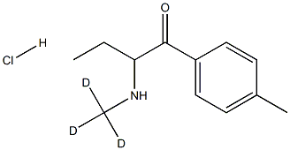 2-[(Methyl-d3)aMino]-1-(4-Methylphenyl)-1-butanone Hydrochloride Struktur