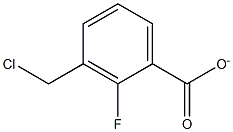 2-fluoro-3-chloroMethyl benzoate Struktur