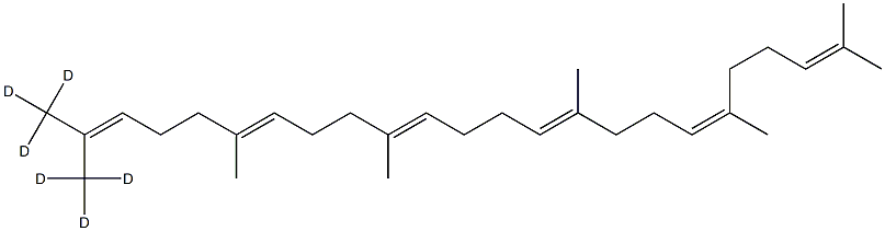 Squalene-d6 Struktur