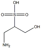 1-aMino-3-hydroxypropane-2-sulfonic acid Struktur