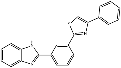 2-[3-(2-BenziMidazolyl)phenyl]-4-phenylthiazole, 97% Struktur