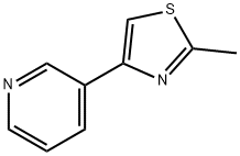 2-Methyl-4-(3-pyridyl)thiazole, 97% Struktur