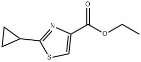 Ethyl 2-cyclopropylthiazole-4-carboxylate, 97% Struktur