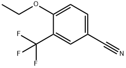 4-Ethoxy-3-(trifluoroMethyl)benzonitrile, 97% Struktur