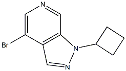 4-BroMo-1-cyclobutyl-1H-pyrazolo[3,4-c]pyridine Struktur