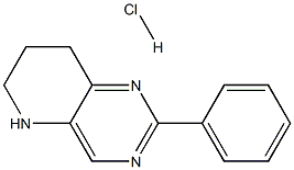 2-Phenyl-5,6,7,8-tetrahydro-pyrido[3,2-d]pyriMidine hydrochloride Struktur