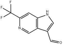 6-(TrifluoroMethyl)-5-azaindole-3-carboxaldehyde Struktur