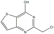 2-ChloroMethyl-thieno[3,2-d]pyriMidin-4-ol Struktur