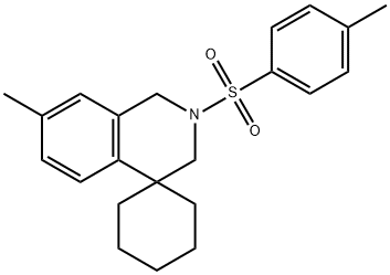 7'-Methyl-2'-tosyl-2',3'-dihydro-1'H-spiro[cyclohexane-1,4'-isoquinoline] Struktur