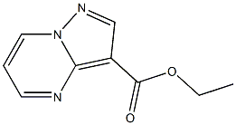 ethyl pyrazolo[1,5-a]pyrimidine-3-carboxylate Struktur