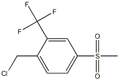 4-Methylsulfonyl-2-trifluoroMethylbenzyl chloride Struktur