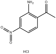 2-acetyl-5-nitroaniline HCl Struktur