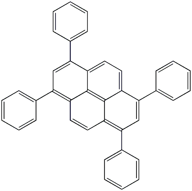 1.3.6.8-Tetraphenylpyrene Solution Struktur